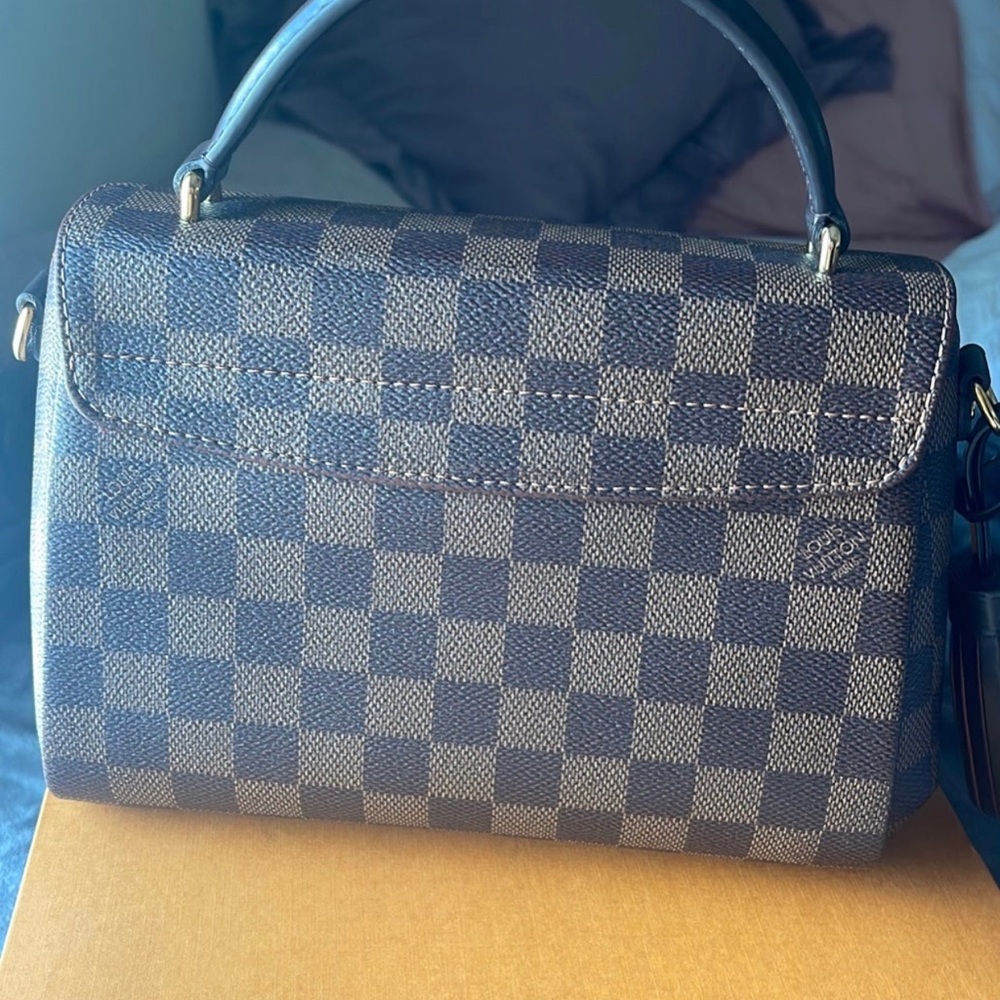 Louis Vuitton Brown Checkered Crossbody Bag - Picture 3 of 13